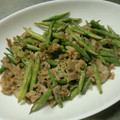 ナーちゃん's cooksnap of when they made ささげと豚肉の炒め★.