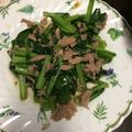 にむばすしゅたーぜん's cooksnap of when they made 超簡単☆小松菜とツナの炒め物☆.