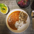 sayapad23's cooksnap of when they made 簡単かぼちゃと、きのこのカレー.