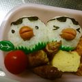 ぶるーぽぴー's cooksnap of when they made ソーセージDe簡単カワイイおにぎり弁当2.