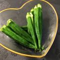 SacMic's cooksnap of when they made 絶品歯ごたえ！オクラの塩ゆで☆.
