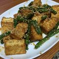せれさこ's cooksnap of when they made 厚揚げ豆腐とインゲンの味噌炒め.