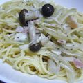 さくらんぼﾏﾏ's cooksnap of when they made きのことベーコンのパスタ♡.