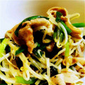 みすちよ's cooksnap of when they made 豚肉とニラともやしの炒め物.