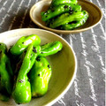 こは＊'s cooksnap of when they made ししとうのごま塩炒め♪酒のつまみに♪.