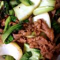 なーぉさん☆'s cooksnap of when they made 【簡単】牛肉とチンゲン菜炒め.