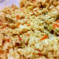 りょうびん's cooksnap of when they made ダイエット☆米不使用ヘルシーおから炒飯！.