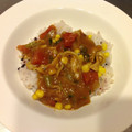 たろっぺ♪'s cooksnap of when they made 豚肉とトマトの簡単カレー炒め丼！.