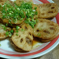 hitomiria's cooksnap of when they made 簡単ヘルシー☆蓮根のはさみ揚げ風黒酢あん.