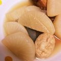 よのめ's cooksnap of when they made レンジでしみしみおでん大根♡.