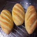 ミリーメイ's cooksnap of when they made バインミー用＊パリふゎ餅粉ソフトフランス.
