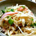 となりのカタコ's cooksnap of when they made さっぱり☆かいわれ&切干大根のサラダ.