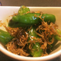 AKITON000's cooksnap of when they made ししとうとじゃこのきんぴら.