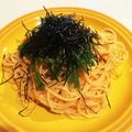 …Yuki's cooksnap of when they made 簡単絶品♪たらこパスタ！.