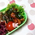 ポアママ's cooksnap of when they made お弁当に☆ソーセージとピーマンのソース味.