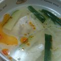 庭のめだか's cooksnap of when they made 夏に♪鶏胸肉と瓜のあっさりスープ.