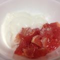 うーみそ's cooksnap of when they made 朝食にも♪グレープフルーツヨーグルト♪.