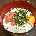 あるすけ0319's cooksnap of when they made たらこ釜玉うどん.