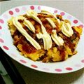 サキリナ's cooksnap of when they made 残ったご飯でなんちゃってお好み焼き.