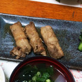 いるかくゆら's cooksnap of when they made 豚肉のごぼう巻き.