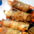 あかぷり's cooksnap of when they made ジューシー！ナスとシソの豚肉巻き.