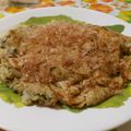 よちりん's cooksnap of when they made チーズ＆シーチキン入り山芋ステーキ.