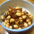 まゆみ母ちゃん's cooksnap of when they made お茶請に☆大豆と小女子の佃煮の炒め和え.
