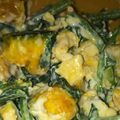す1222's cooksnap of when they made かぼちゃとほうれん草のマヨネーズ和え.