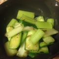 ちえます's cooksnap of when they made 昆布茶できゅうりとセロリの漬物サラダ.
