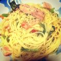 おはむw's cooksnap of when they made 簡単♡本格ペペロンチーノ.