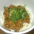 hataya's cooksnap of when they made 簡単 納豆うどん そうめんでも.