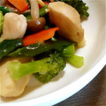 mochi☆mugi's cooksnap of when they made 小松菜と鶏ささみの中華風塩炒め.