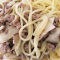 きあん's cooksnap of when they made マッシュルームのボロネーゼパスタ.