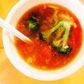 mick54's cooksnap of when they made トマトの酸辣湯スープ.
