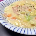 ゆりたみん's cooksnap of when they made マカロニ入り☆とろとろ豆乳シチュー.