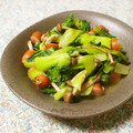 ガメコ's cooksnap of when they made こどもめし☆青梗菜とウインナーの中華炒め.