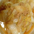 手作り★ママ's cooksnap of when they made ツナと白菜から出る水分だけの簡単煮物♪.