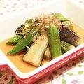 ともりん0203's cooksnap of when they made 時短★麺つゆかけてナスとオクラの焼き浸し.