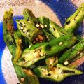 ゆかぽっくる's cooksnap of when they made ヘルシーゴマたっぷり オクラの胡麻和え.