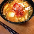 くみっくぅ☆'s cooksnap of when they made 脂肪燃焼★豆腐のキムチスープ.