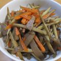 daikanon's cooksnap of when they made 豚肉入りきんぴらごぼう.