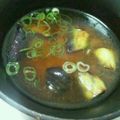 70cafe's cooksnap of when they made 揚げナスの♪赤出汁.
