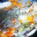 珍味佳肴's cooksnap of when they made 玉葱ベーコン人参の生姜入りコンソメスープ.