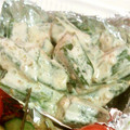 カリーマ's cooksnap of when they made お弁当おかず＊オクラのタレマヨ胡麻和え.