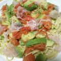 ああああああちゃん's cooksnap of when they made 生ハムとアボカドのトマトバジルパスタ.
