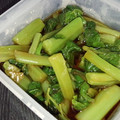 じう630's cooksnap of when they made 簡単美味♡つるむらさきのやみつきナムル.