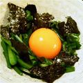 natsu720's cooksnap of when they made ニラの卵黄和え.
