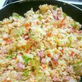 おレん's cooksnap of when they made 古いレタスが主役①レタス入黄金チャーハン.