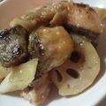 すーころん's cooksnap of when they made フライパンで簡単、秋鮭とレンコンの煮物.