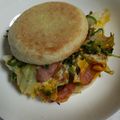 ◎ちゃ太郎◎'s cooksnap of when they made ガッツリ食べたい朝食☆巣ごもりマフィン.